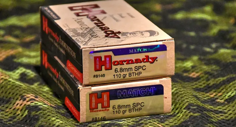 Hornady Match 6.8mm SPC - 110gr BTHP - 40 Rounds