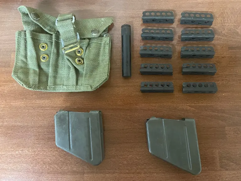 Pair of Enfield No4 Magazines With Stripper Clip Bundle