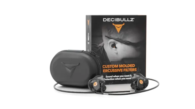 Decibullz Custom Molded Percussive Shooting Filter Earplugs