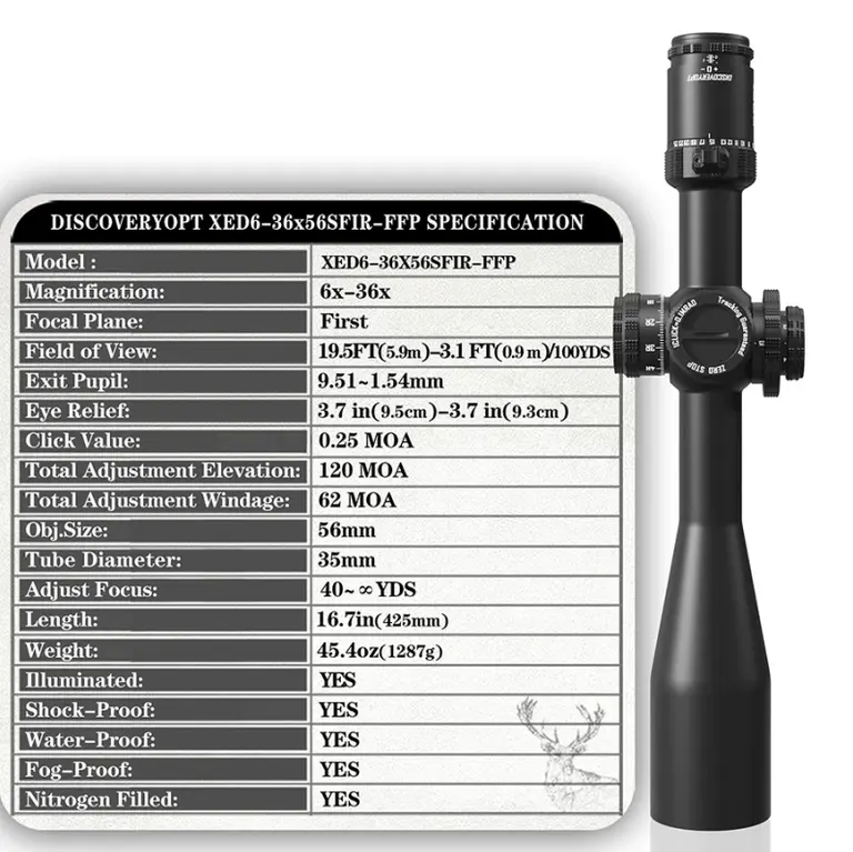 Discovery XED 6-36x56 MOA