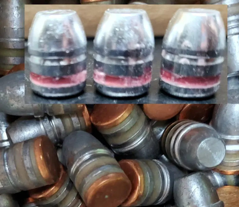 44-40 or 44 russian lead bullet RNFP 200gr & 44 mag / 444 marlin 245gr with gc.