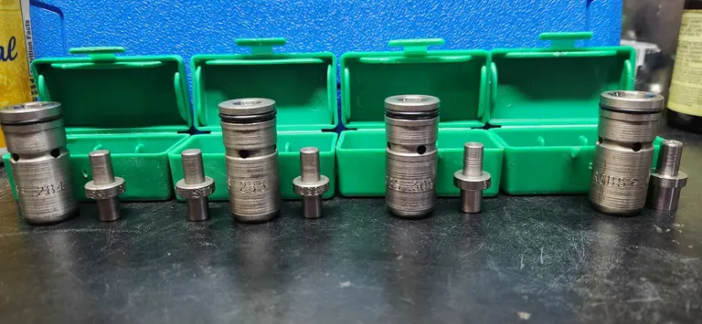 RCBS lube sizer dies and top punch (6$ shipping if without plastic box)