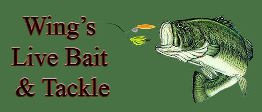 Wing's Live Bait & Tackle logo